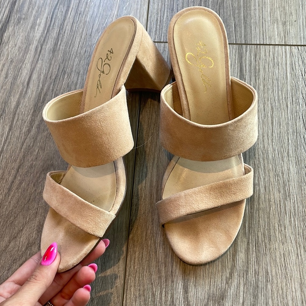 42 gold heels